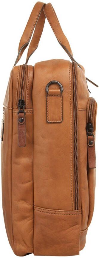 X-Zone Laptoptas echt leder
