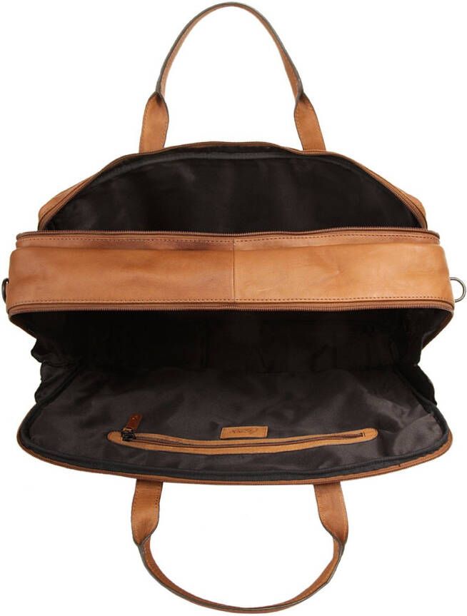X-Zone Laptoptas echt leder