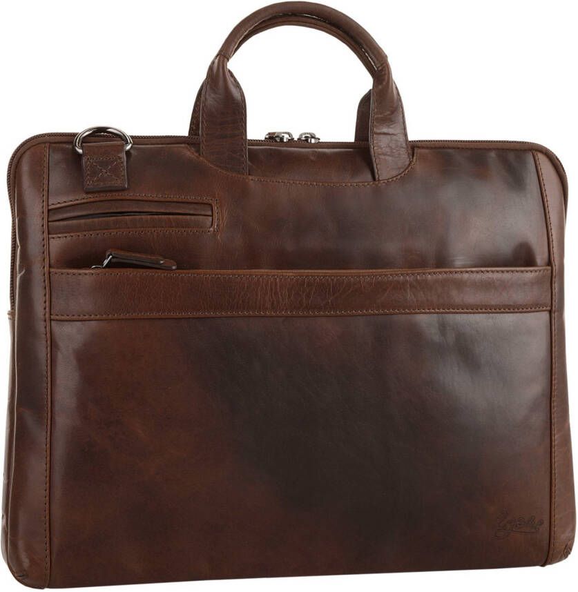 X-Zone Laptoptas echt leder