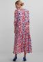 Y.A.S Yasalira Lange Jurk in Roze Multicolor Dames - Thumbnail 8