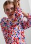 Y.A.S Yasalira Lange Jurk in Roze Multicolor Dames - Thumbnail 9