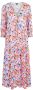 Y.A.S Yasalira Lange Jurk in Roze Multicolor Dames - Thumbnail 11