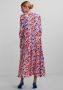 Y.A.S. Dames Jurken Yasalira 3 4 Long Dress Roze - Thumbnail 8