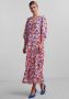 Y.A.S. Dames Jurken Yasalira 3 4 Long Dress Roze - Thumbnail 9