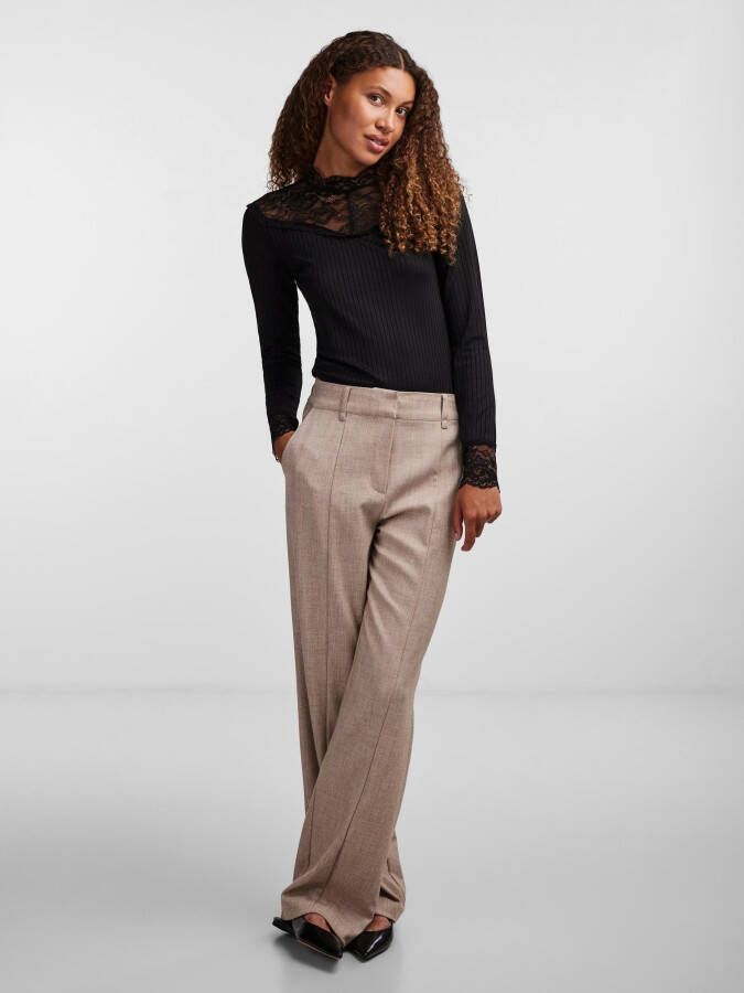 Y.A.S Shirt met lange mouwen YASBLACE LS TOP S. NOOS
