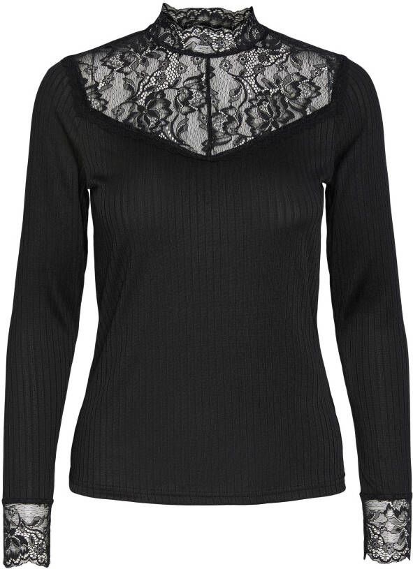 Y.A.S Shirt met lange mouwen YASBLACE LS TOP S. NOOS