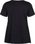 Zizzi T-shirt VDANNA met printopdruk zwart - Thumbnail 4
