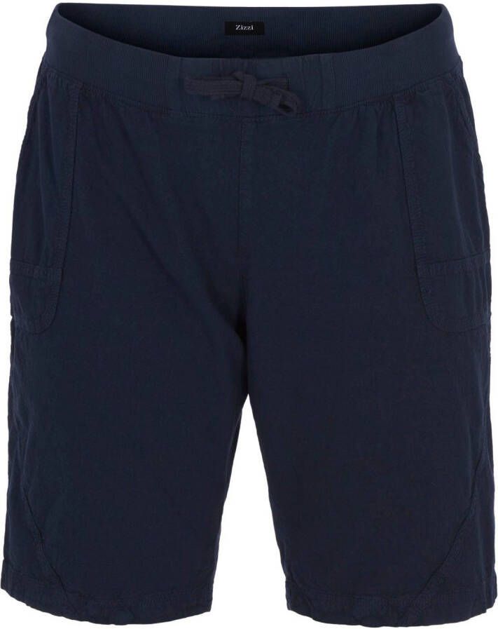 Zizzi Short Cotton met trekkoord