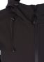 Zizzi waterdichte korte softshell jas met capuchon zwart - Thumbnail 7