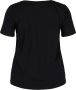 Zizzi T-shirt zwart - Thumbnail 5