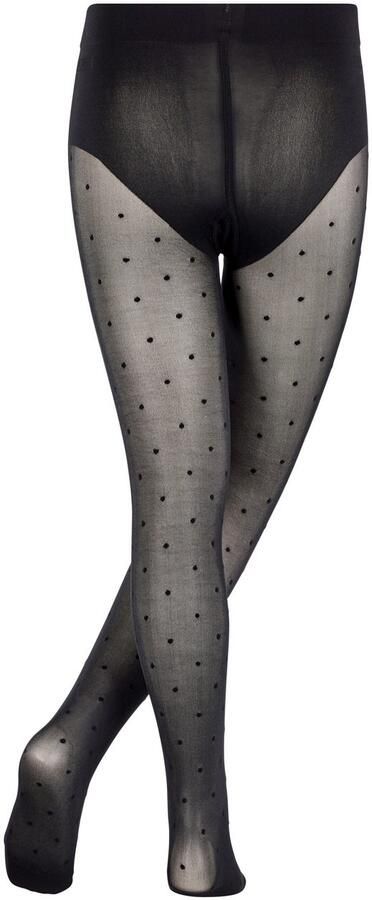 FALKE Panty Romantic Dot voor kinderen en tieners matte uitstraling gestippeld zachte boord - Foto 3