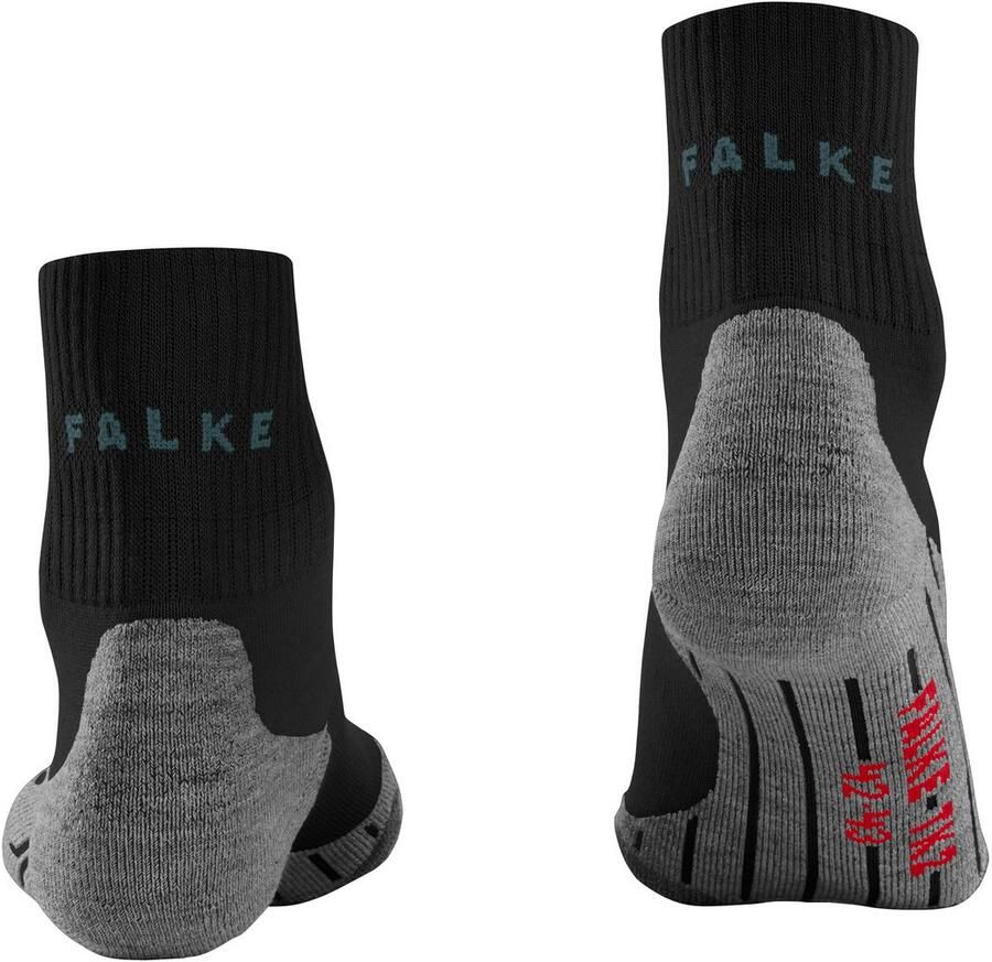 FALKE Wandelsokken TK2 Explore Short hoog comfort in het middelgebergte ade d sneldrogend