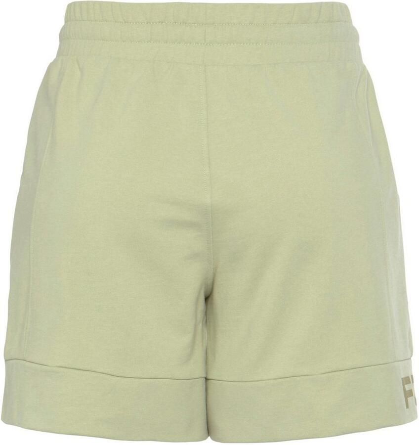 FCUK Sweatshort met lengte scheidingnaad en logo-opdruk loungewear (1-delig)