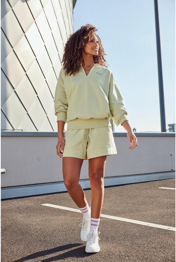 FCUK Sweatshort met lengte scheidingnaad en logo-opdruk loungewear (1-delig) - Foto 7