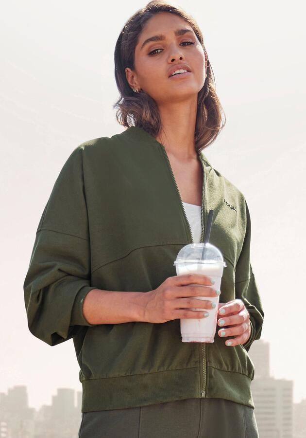 FCUK Sweatvest met kraag en doorlopende rits (1-delig) - Foto 7