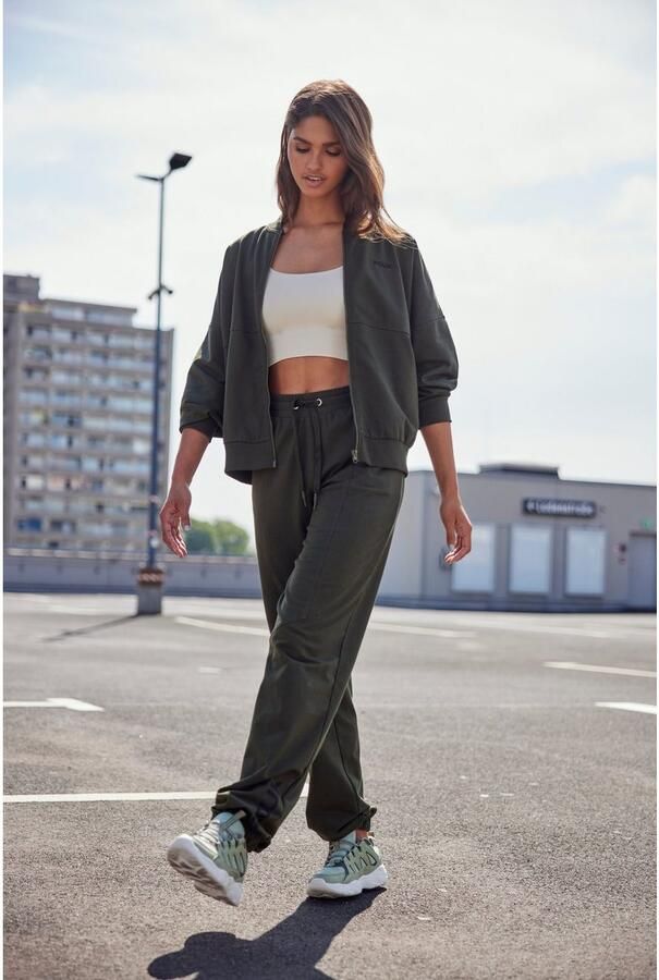 FCUK Sweatvest met kraag en doorlopende rits (1-delig) - Foto 6