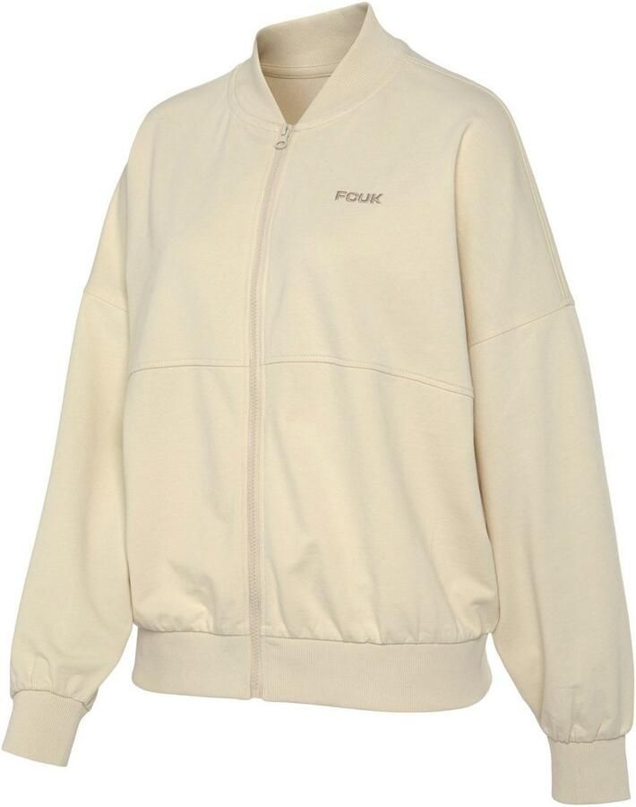 FCUK Sweatvest met kraag en doorlopende rits (1-delig) - Foto 2