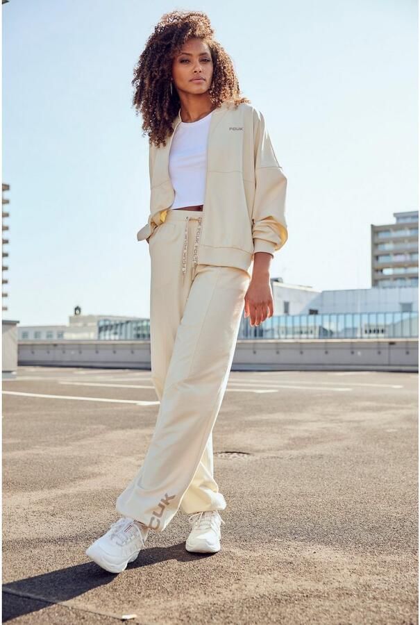 FCUK Sweatvest met kraag en doorlopende rits (1-delig) - Foto 7