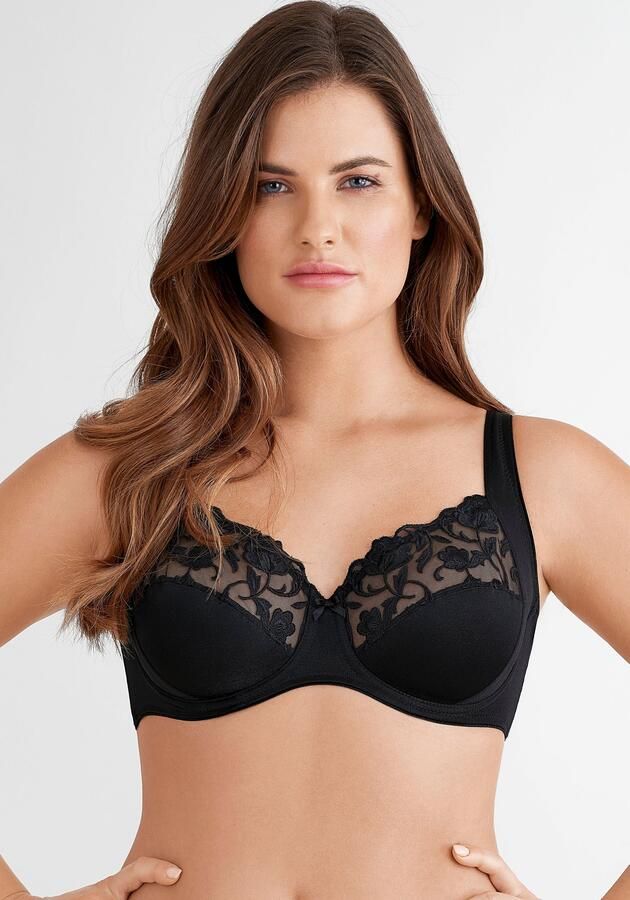 Felina Beugel-bh Moments Bloemenborduurwerk decoratieve strik comfort-bügel - Foto 8