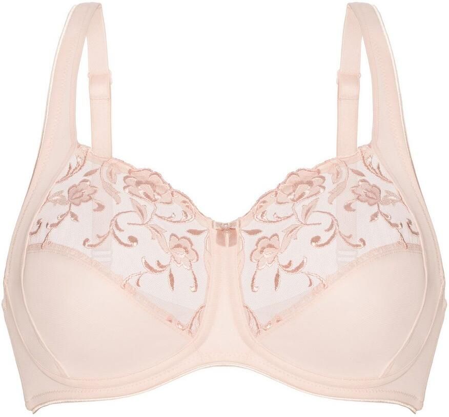 Felina Beugelloze-bh Moments met kant bloemenborduursel ondersteunende functie en volle cups - Foto 1