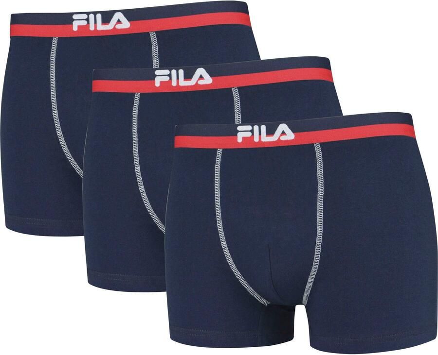Fila Boxershort elastische logotailleband contrasterende stiksels (3 stuks) - Foto 6