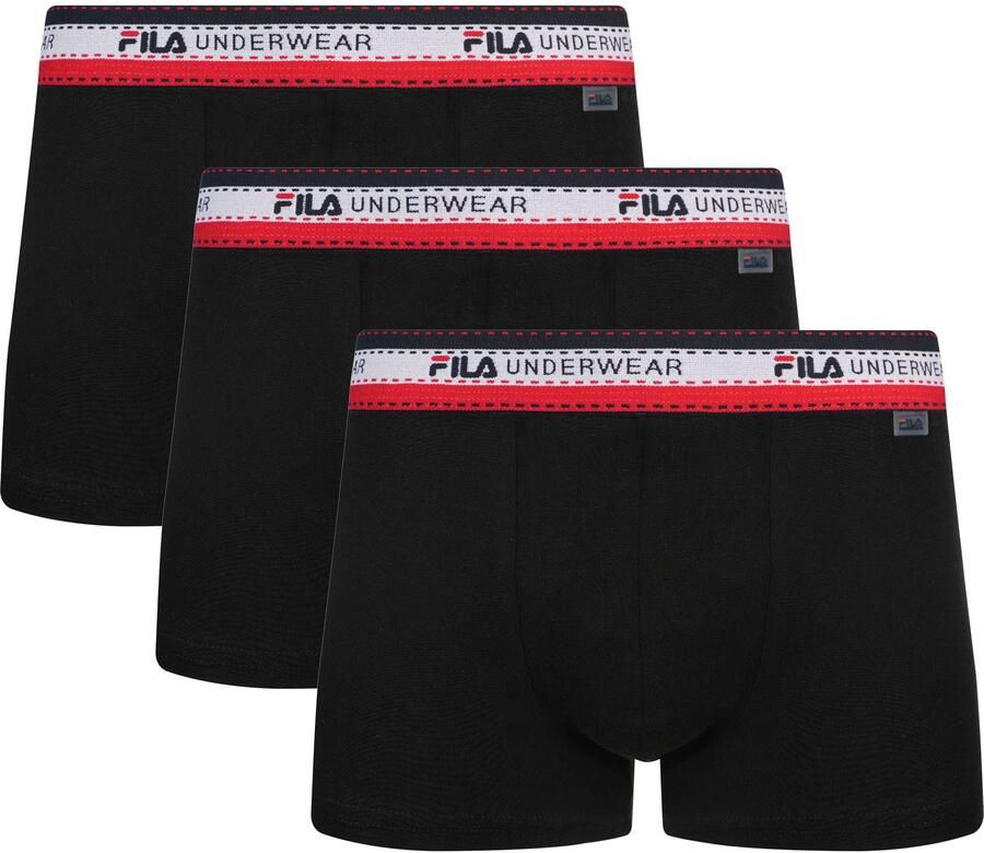 Fila Boxershort MAN BOXER SHORTS elastische logo-geweven tailleband zonder opening (3 stuks) - Foto 6