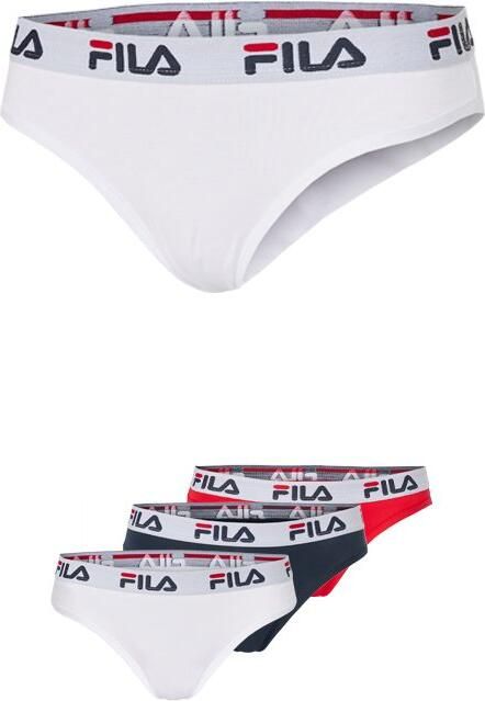 Fila Brazilian slip WOMAN BRAZILIAN SLIP met elastische logoband (Set van 3) - Foto 10