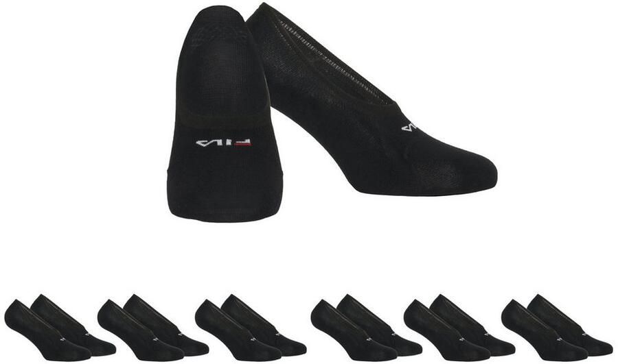 Fila Enkelsokken UNISEX GHOST SOCKS met logo-opschrift siliconen strepen op de hiel voor betere grip (6 paar) - Foto 3