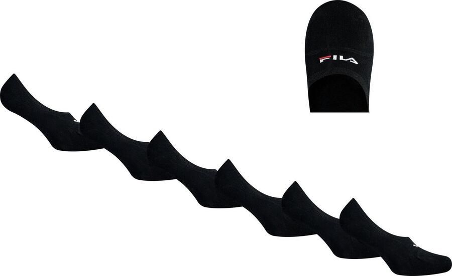 Fila Enkelsokken UNISEX GHOST SOCKS met logo-opschrift siliconen strepen op de hiel voor betere grip (6 paar) - Foto 2