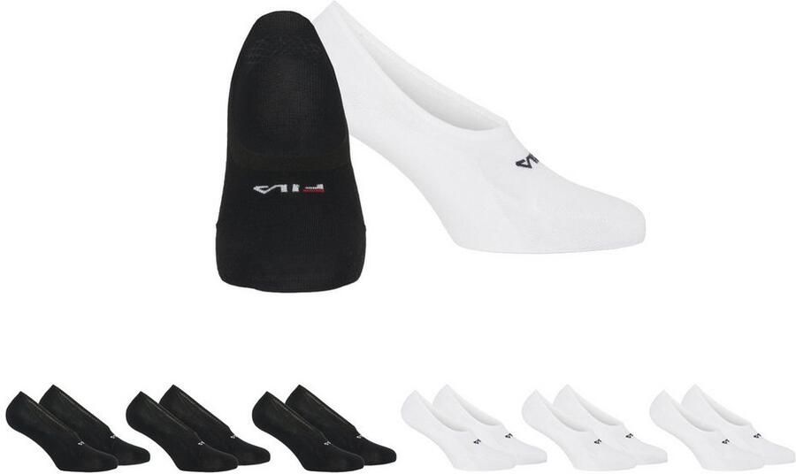 Fila Enkelsokken UNISEX GHOST SOCKS met logo-opschrift siliconen strepen op de hiel voor betere grip (6 paar) - Foto 7
