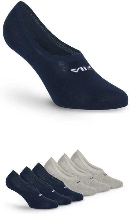 Fila Enkelsokken UNISEX GHOST SOCKS met logo-opschrift siliconen strepen op de hiel voor betere grip (6 paar) - Foto 3
