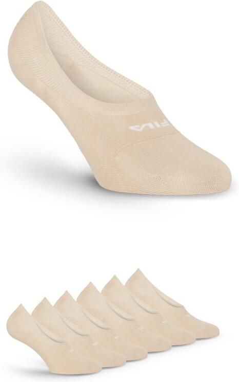 Fila Enkelsokken UNISEX GHOST SOCKS met logo-opschrift siliconen strepen op de hiel voor betere grip (6 paar)