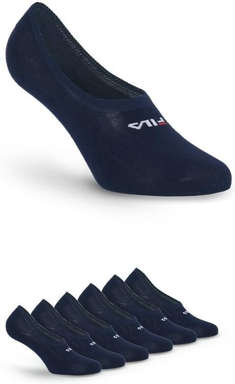 Fila Enkelsokken UNISEX GHOST SOCKS met logo-opschrift siliconen strepen op de hiel voor betere grip (6 paar) - Foto 4