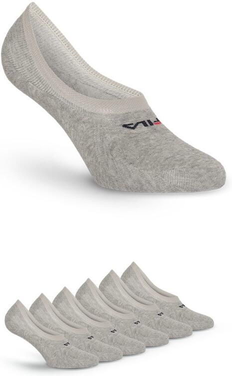 Fila Enkelsokken UNISEX GHOST SOCKS met logo-opschrift siliconen strepen op de hiel voor betere grip (6 paar) - Foto 4