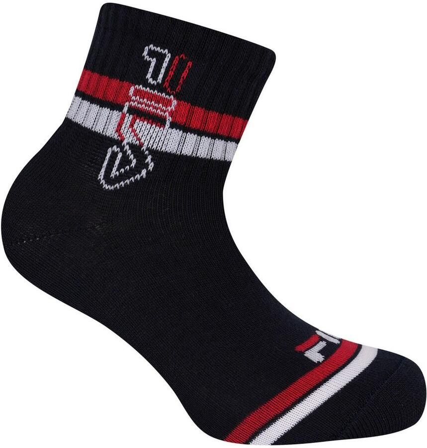 Fila Korte sokken JUNIOR BOY QUARTER SOCKS sportief ontwerp met dynamische strepen (6 paar) - Foto 2