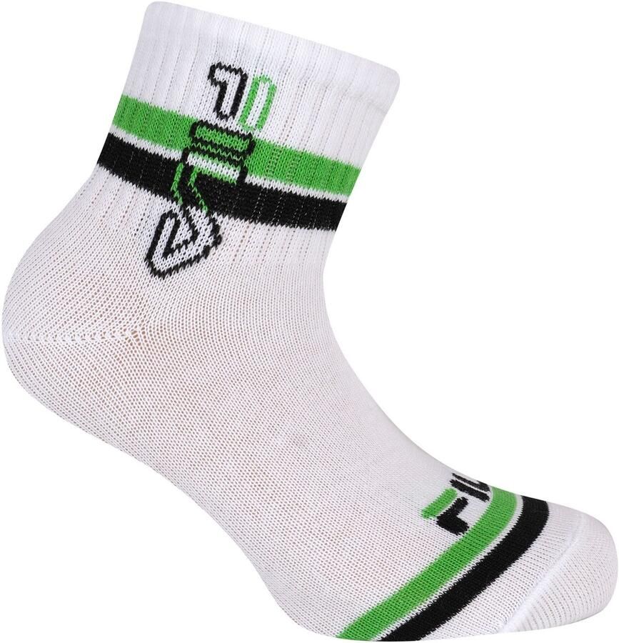 Fila Korte sokken JUNIOR BOY QUARTER SOCKS sportief ontwerp met dynamische strepen (6 paar)