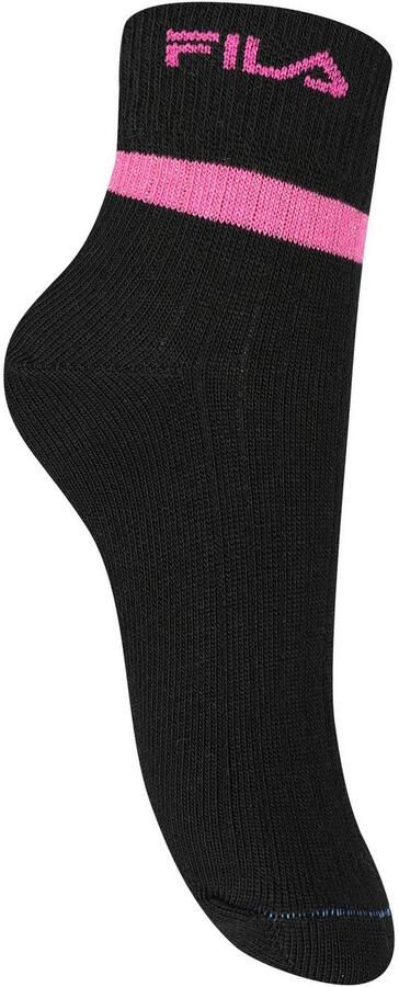 Fila Korte sokken JUNIOR GIRL QUARTER SOCKS eenvoudig design met subtiel logo fijne ribstructuur (6 paar)
