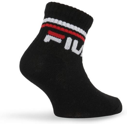 Fila Korte sokken JUNIOR UNISEX QUARTER PLAIN SOCKS met gebreid logo in de ribband kindersokken (set 6 paar) - Foto 6