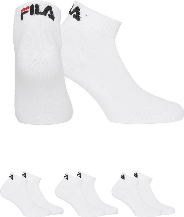 Fila Unisex Training Socks 3-pack F9300 Middellang white maat: 39-42 beschikbare maaten:35-38 39-42 43-46