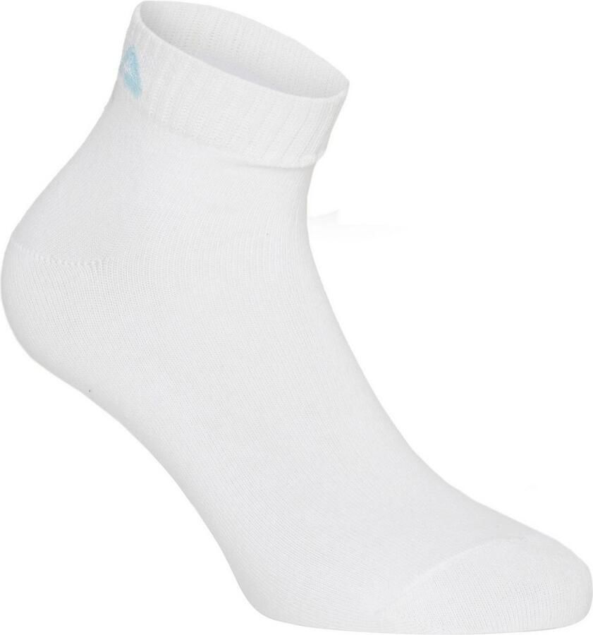 Fila Korte sokken UNISEX INVISIBLE PLAIN SOCKS Katoen gsel ribboorden platte teennaad (6 paar Set van 6)