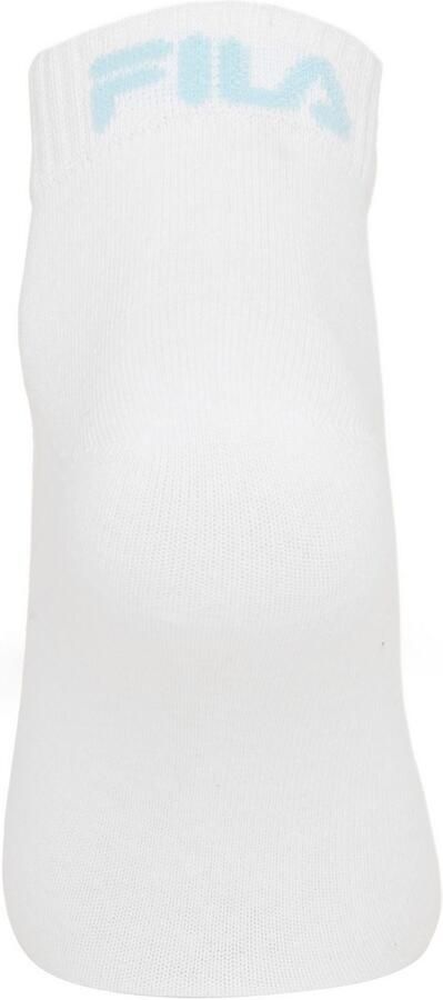 Fila Korte sokken UNISEX INVISIBLE PLAIN SOCKS Katoen gsel ribboorden platte teennaad (6 paar Set van 6) - Foto 3