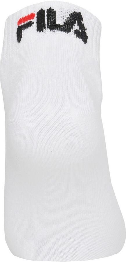 Fila Korte sokken UNISEX INVISIBLE PLAIN SOCKS Katoen gsel ribboorden platte teennaad (6 paar Set van 6) - Foto 4