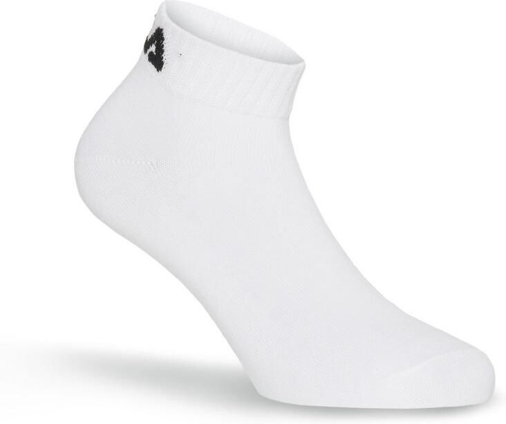 Fila Korte sokken UNISEX INVISIBLE PLAIN SOCKS Katoen gsel ribboorden platte teennaad (6 paar Set van 6)