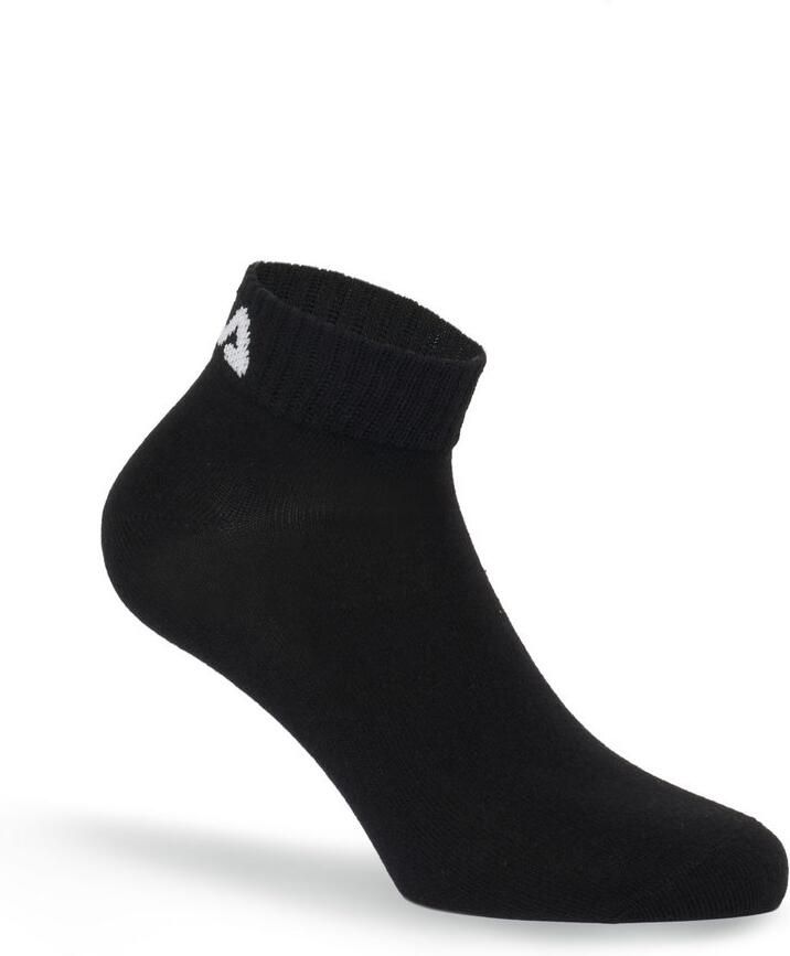 Fila Korte sokken UNISEX INVISIBLE PLAIN SOCKS Katoen gsel ribboorden platte teennaad (6 paar Set van 6)