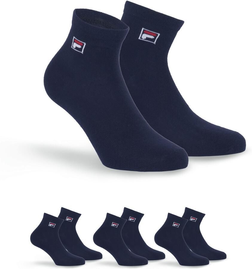Fila Korte sokken UNISEX QUARTER PLAIN SOCKS (set 3 paar) - Foto 4