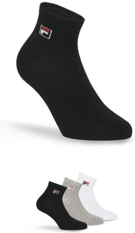 Fila Korte sokken UNISEX QUARTER PLAIN SOCKS (set 3 paar) - Foto 7