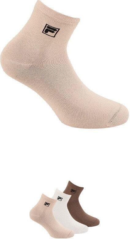 Fila Korte sokken UNISEX QUARTER PLAIN SOCKS (set 3 paar) - Foto 2