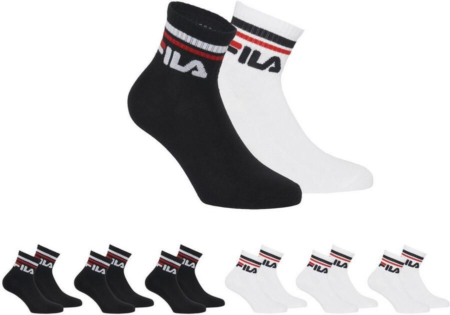 Fila Korte sokken UNISEX QUARTER PLAIN SOCKS (set 6 paar) - Foto 3