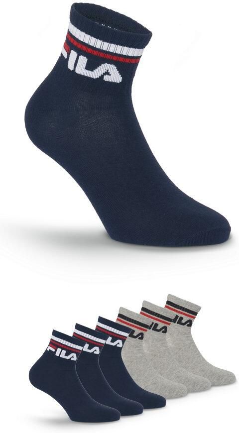Fila Korte sokken UNISEX QUARTER PLAIN SOCKS (set 6 paar) - Foto 5