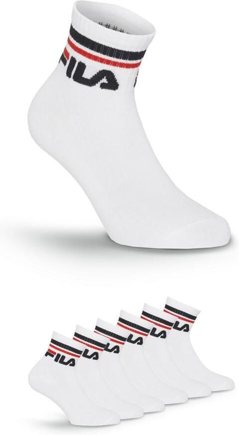 Fila Korte sokken UNISEX QUARTER PLAIN SOCKS (set 6 paar) - Foto 4